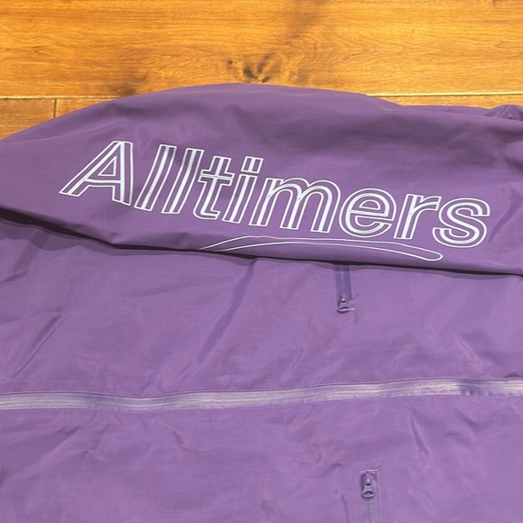 Alltimers purple windbreaker.  Size XL - Picture 2 of 5